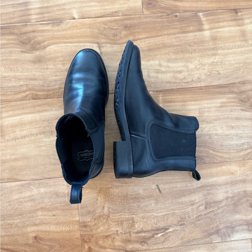 Thursday Boot Company Black Heeled Ankle Boots